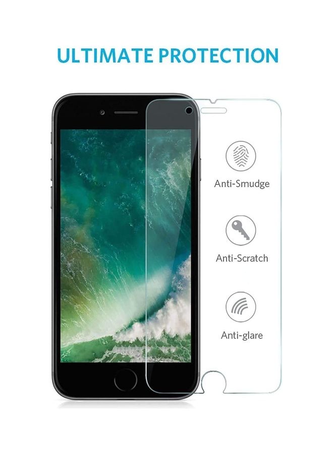 ICS Screen Protector Tempered Glass for Apple iPhone 6/7/8 Clear - Image 2