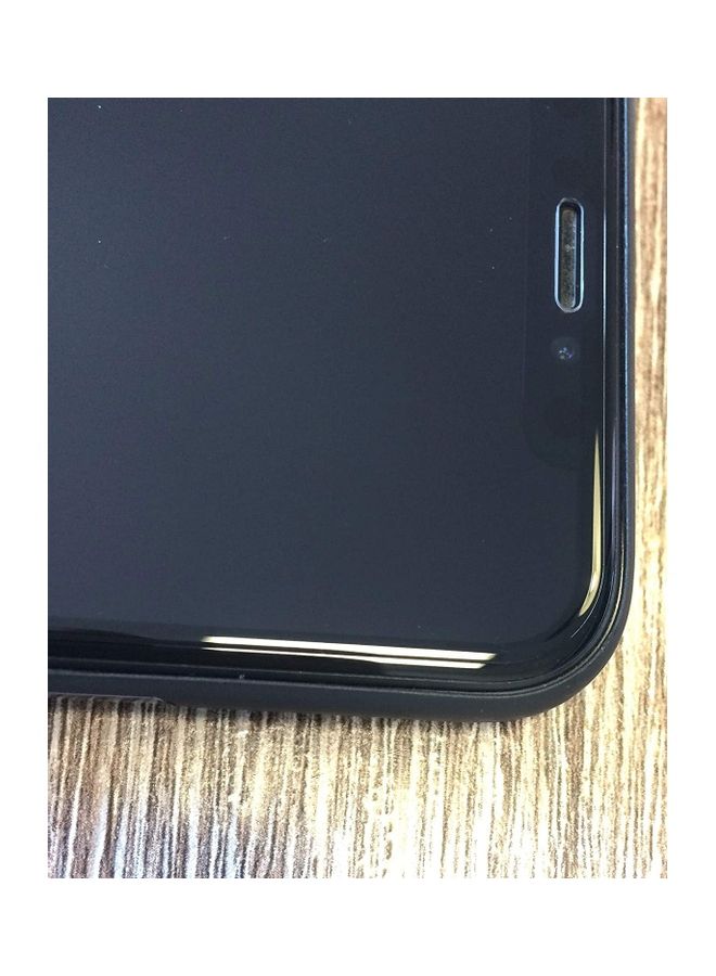 أي سي إس لاصقة حماية للشاشة من الزجاج المقوى لهاتف أبل آيفون X/XS أسود/شفاف - Image 2