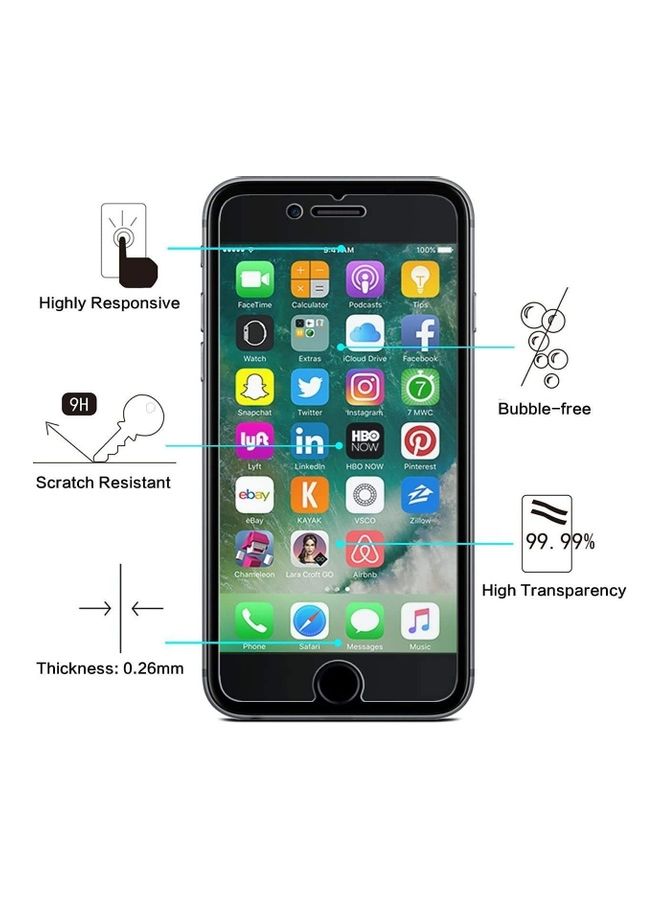 ICS Screen Protector Tempered Glass for Apple iPhone 7 Plus/8 Plus Clear - Image 2