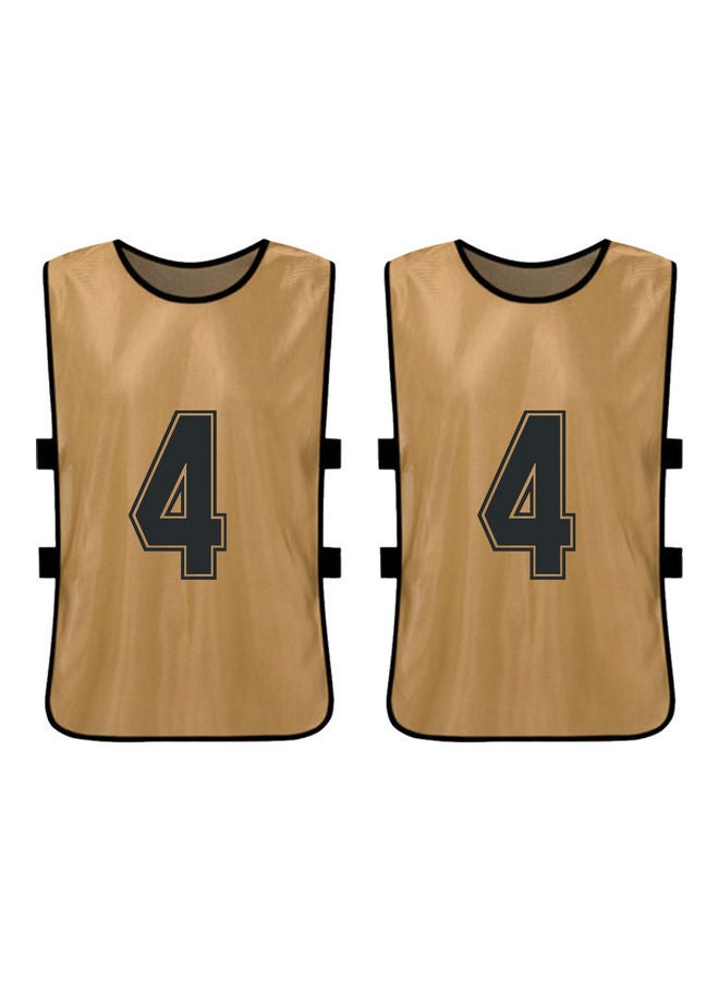 Generic 6-Piece Double-Sided Number Printed Vest Set - Image 4