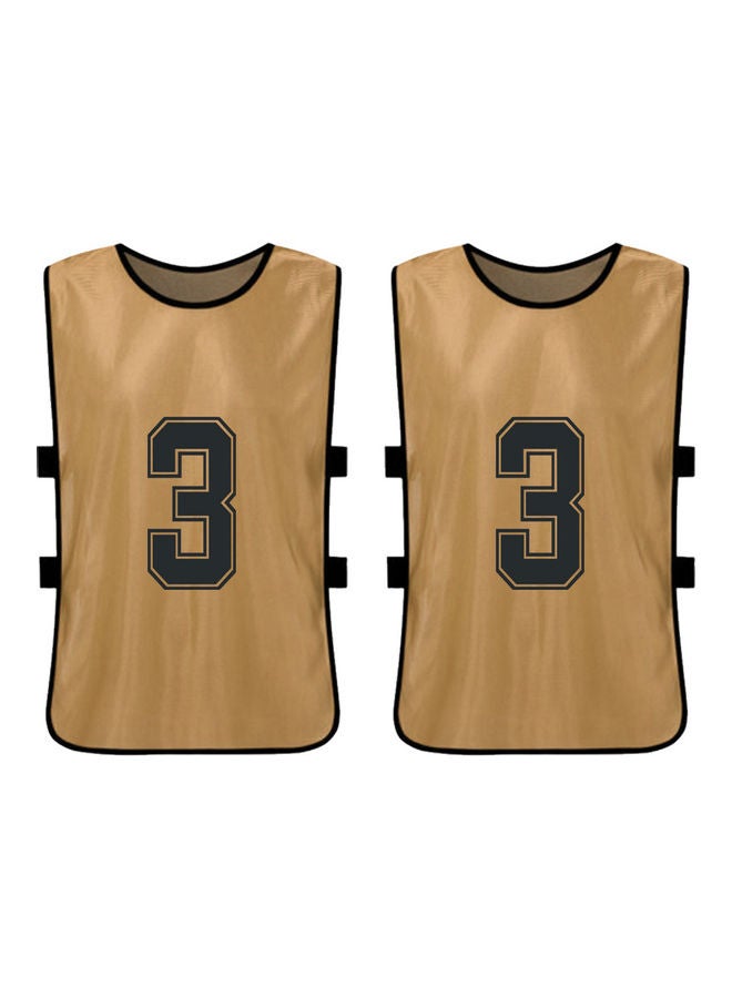 Generic 6-Piece Double-Sided Number Printed Vest Set - Image 2