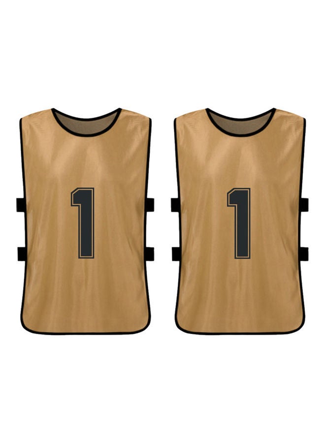 Generic 6-Piece Double-Sided Number Printed Vest Set - Image 3