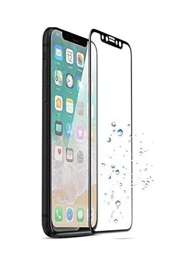 ICS Screen Protector Tempered Glass for Apple iPhone X/XS Black/Clear - Image 2