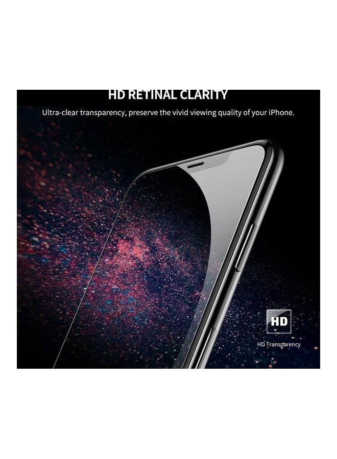 ICS 2-Piece Screen Protector Tempered Glass for Apple iPhone X/XS Clear - Image 2