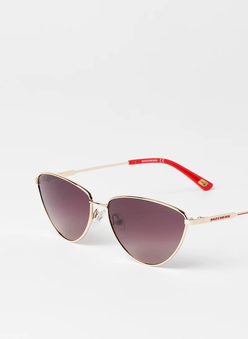 SKECHERS Women's Cat Sunglasses SE604533H57