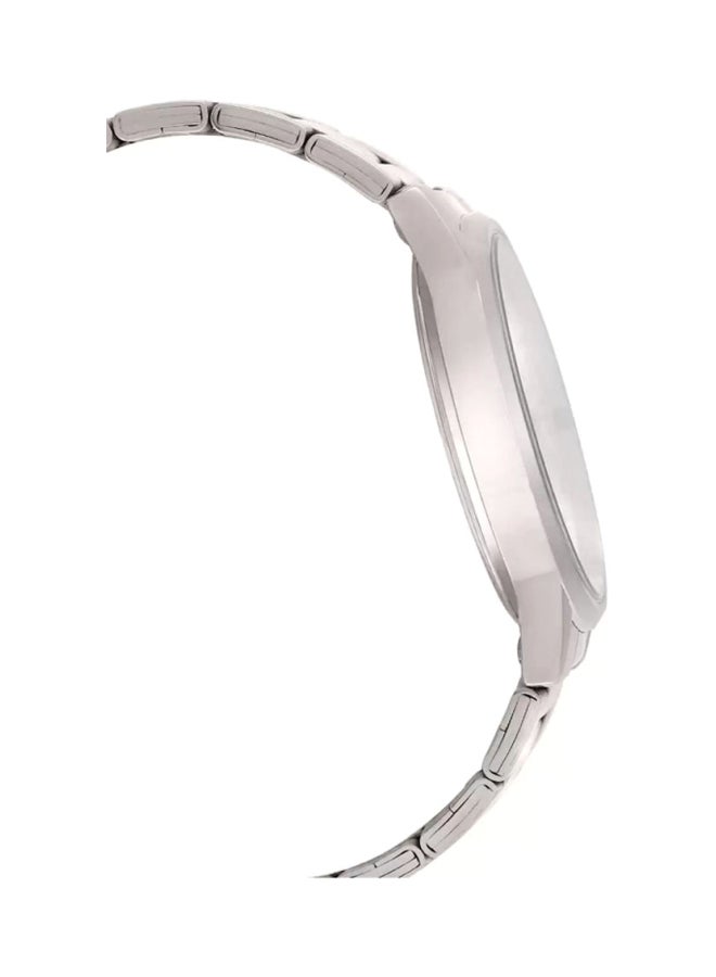 كاسيو ساعة يد بعقارب مقاومة للماء طراز LTP-1303D-7BVDF - 30 مم - فضي للنساء - Image 4