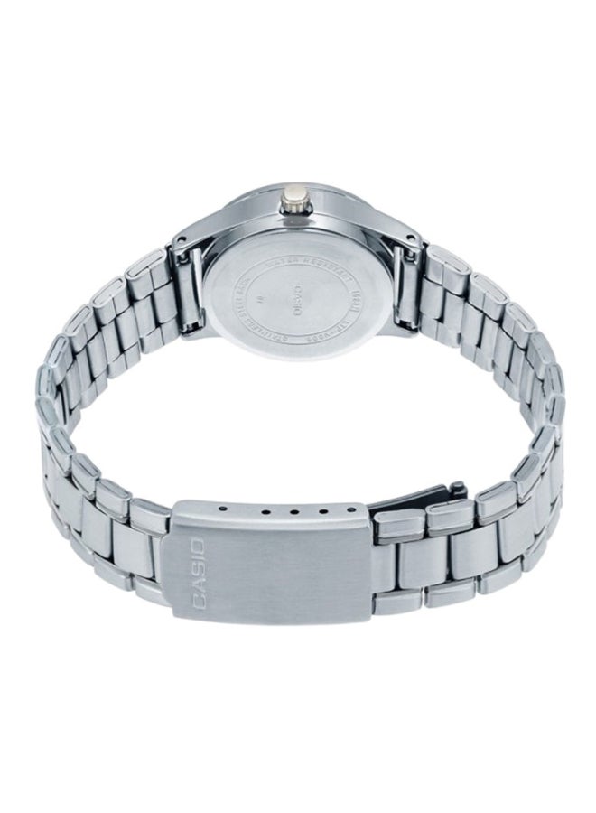 كاسيو ساعة يد بعقارب ومقاومة للماء طراز LTP-V006D-7BUDF للنساء - Image 2