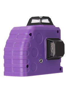 KKmoon Multifunctional 3D 12 Lines Laser Level Tool Black/Purple  - Image 5