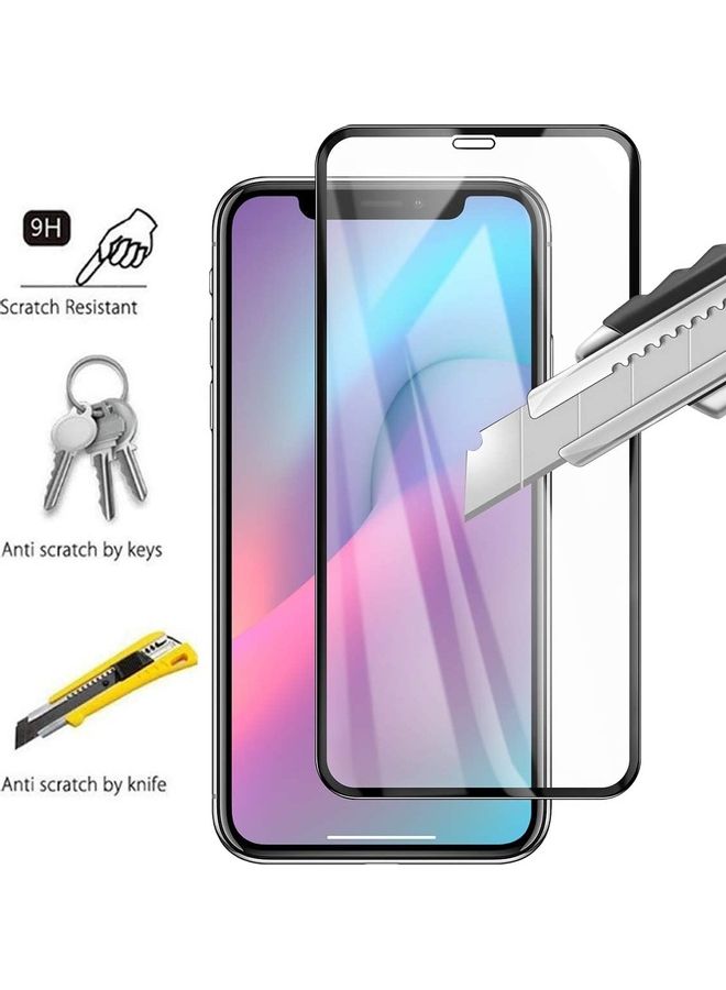 ICS 5D Screen Protector Tempered Glass for Apple iPhone 11 Pro Black/Clear - Image 2