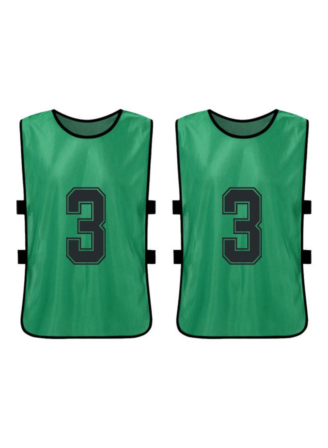 Generic 6-Piece Children's Double-Sided Printing Number 1-6 Division Vest - Image 2