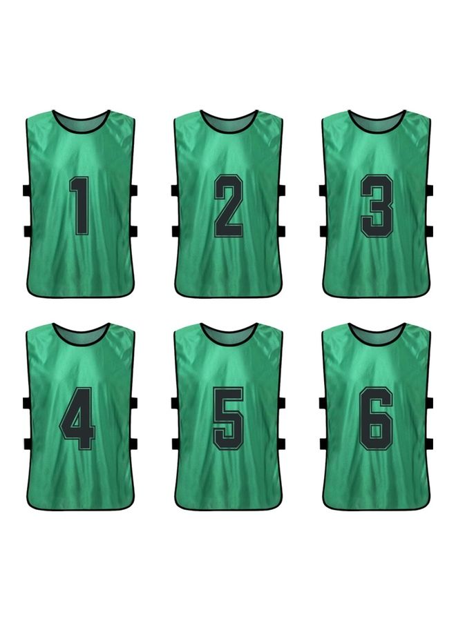 Generic 6-Piece Children's Double-Sided Printing Number 1-6 Division Vest - Image 4