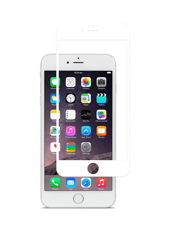 ICS Screen Protector Tempered Glass for Apple iPhone 6/6s White  - Image 1