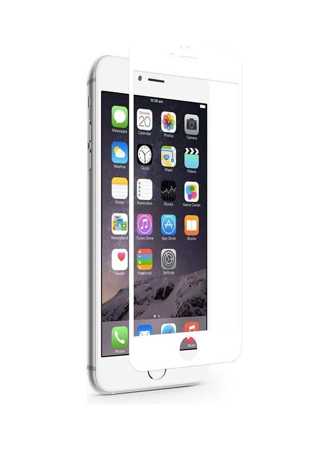 ICS Screen Protector Tempered Glass for Apple iPhone 6/6s White  - Image 2