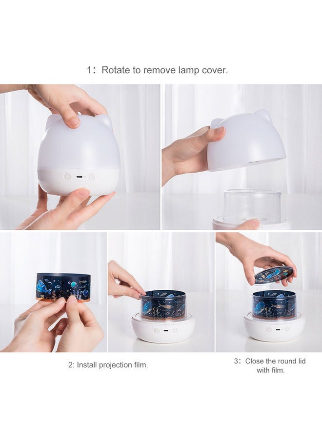 Generic - LED Night Light Projector Warm White - Image 1