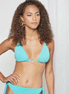 Bluepoint Solid Bikini Top Blue  - Image 1