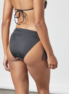 Bluepoint Side Tie Bikini Bottom Black  - Image 2