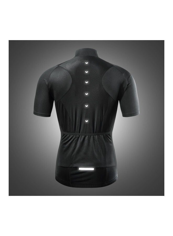 WOSAWE Men Short Sleeve Cycling Jersey  - Image 2