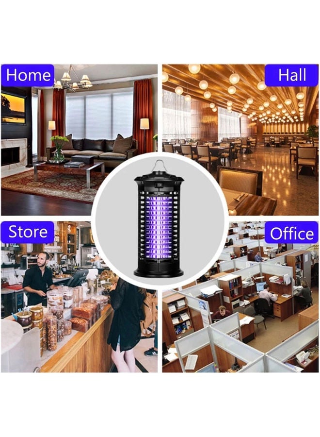 New Style Home Usage Electric Shock Insect Wipe Out Lamp Black - Image 5