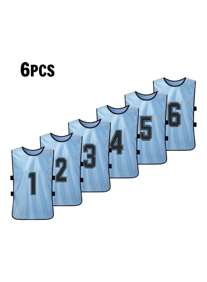 Generic 6-Piece Children's Double-Sided Printing Number 1-6 Division Vest - Image 1