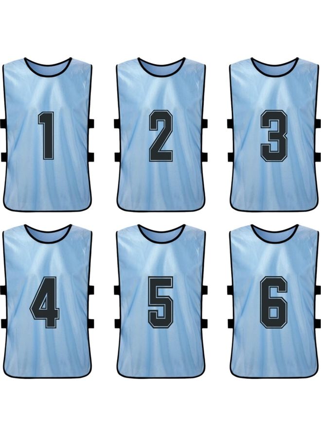 Generic 6-Piece Children's Double-Sided Printing Number 1-6 Division Vest - Image 4