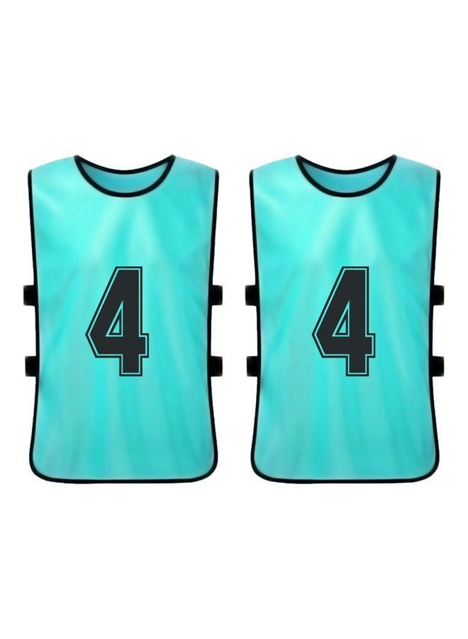 Generic 12-Piece Adult Style Double-Sided Printing Number 1-12 Team Vest  - Image 2