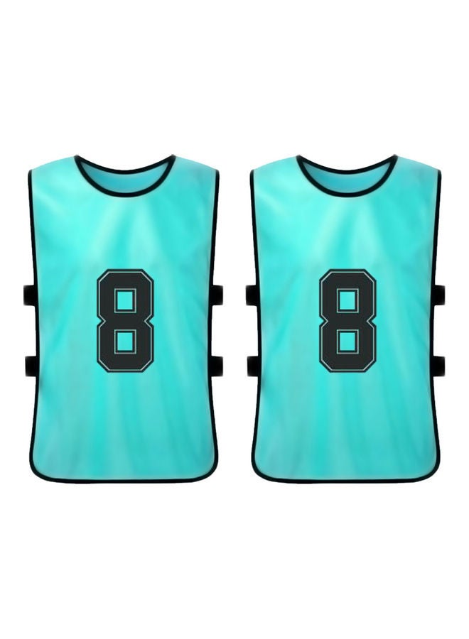 Generic 12-Piece Adult Style Double-Sided Printing Number 1-12 Team Vest  - Image 4