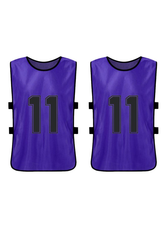 Generic 12-Piece Children's Double-Sided Printing Number 1-12 Team Vest - Image 3