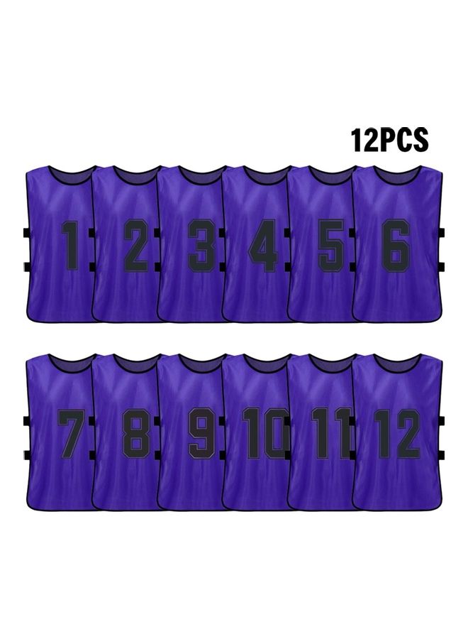 Generic 12-Piece Children's Double-Sided Printing Number 1-12 Team Vest - Image 4