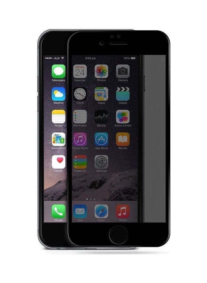 ICS Screen Protector Tempered Glass for Apple iPhone 7 Clear/Black - Image 1