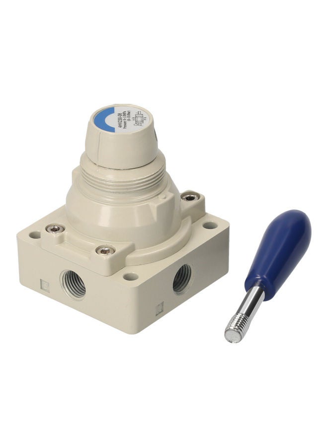 KKmoon 4HV230-08 Rotary Lever Air Flow Control Valve Beige - Image 5