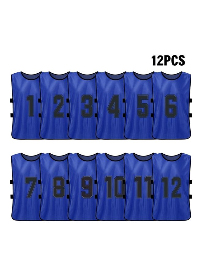 Generic 12-Piece Children's Double-Sided Printing Number 1-12 Team Vest - Image 4
