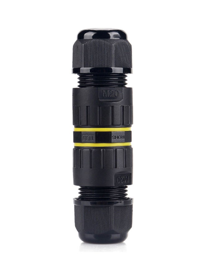 Generic 3-Pin Outdoor Lighting Cable Connector Black  - Image 4