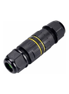 Generic 3-Pin Outdoor Lighting Cable Connector Black  - Image 1