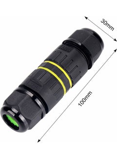 Generic 3-Pin Outdoor Lighting Cable Connector Black  - Image 4