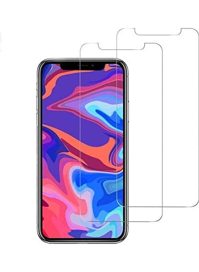 ICS 2-Piece Screen Protector Tempered Glass for Apple iPhone 11 Pro Max Clear - Image 1