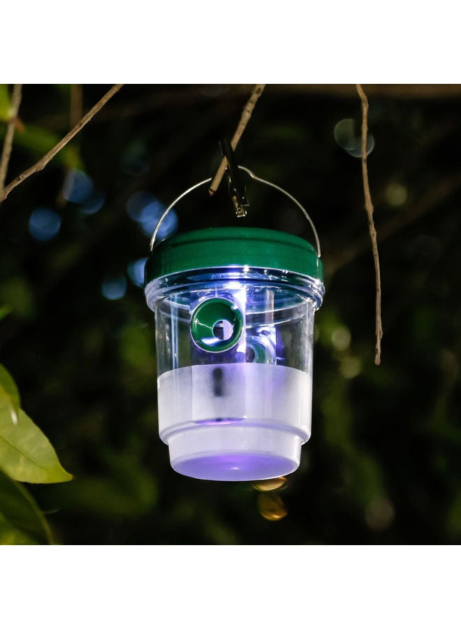 مصباح LED معلق يعمل بالطاقة الشمسية لقتل البعوض في الأماكن الخارجية أخضر/شفاف  - Image 3