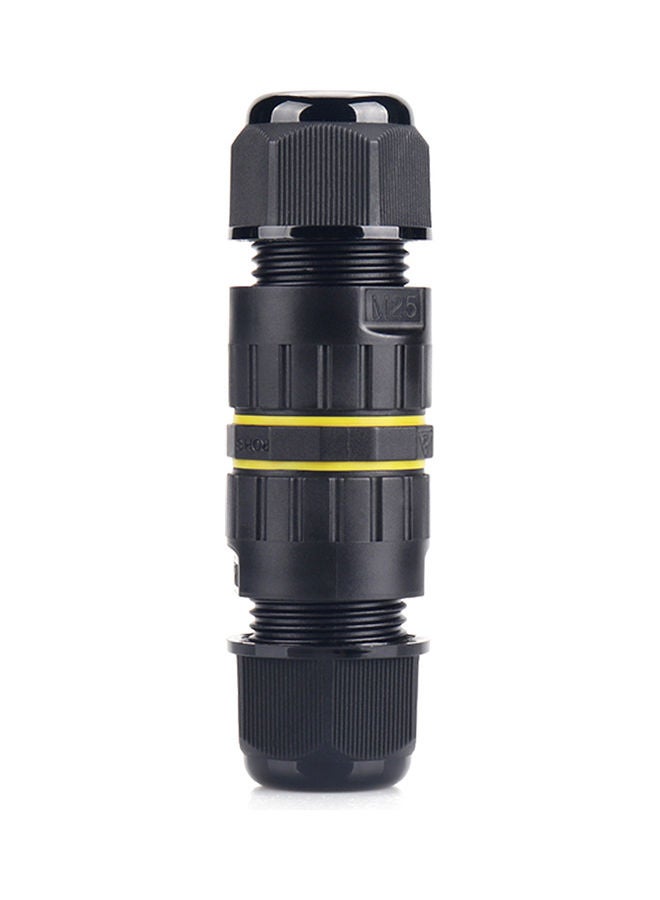 Generic - 2-Pin Outdoor Lighting Cable Connector Black - Image 1