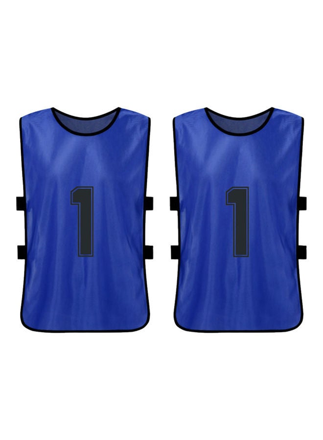 Generic 6-Piece Adult Style Double-Sided Printing Number 1-6 Division Vest - Image 2