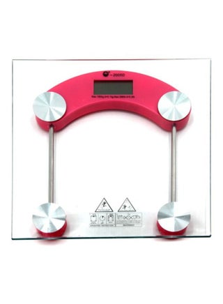 Digital Weighing Scale Clear/Red 30 x 30cm - v1624641267/N48139505A_1
