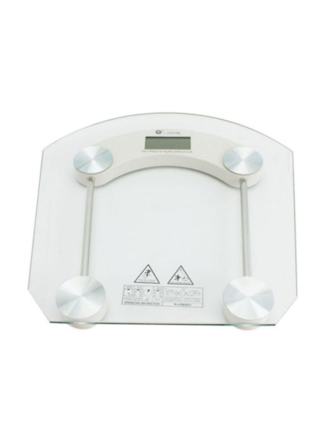 Digital Weighing Scale Clear 30 x 30cm
