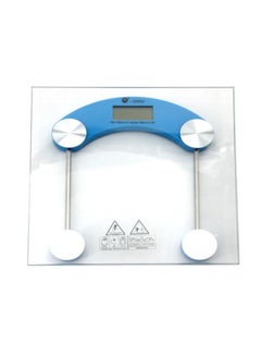 AGD Digital Weighing Scale clear/Blue 30 x 30cm 