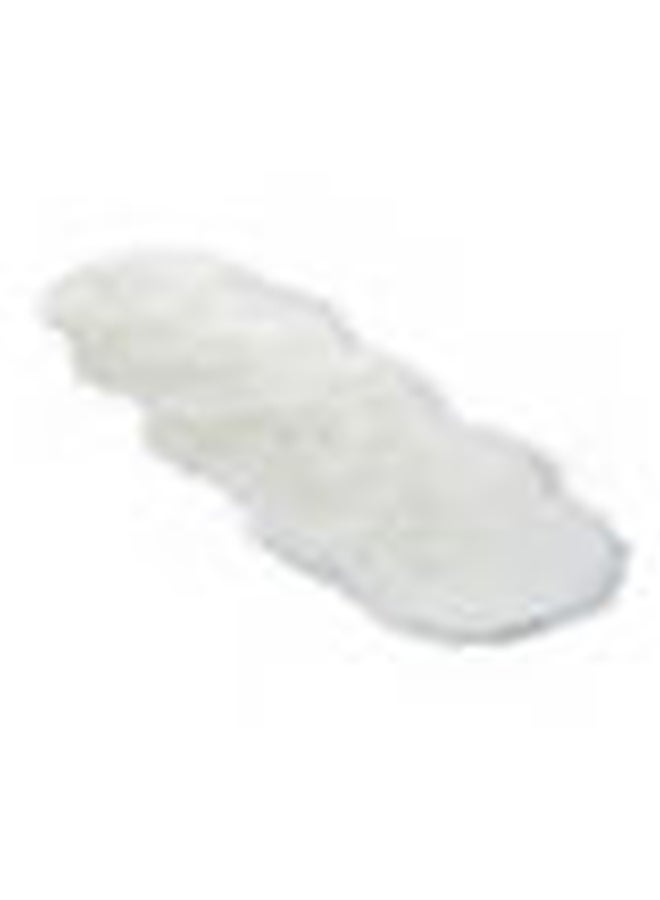 East Lady Fluffy Design Floor Rug White 60 X 180cm - Image 1