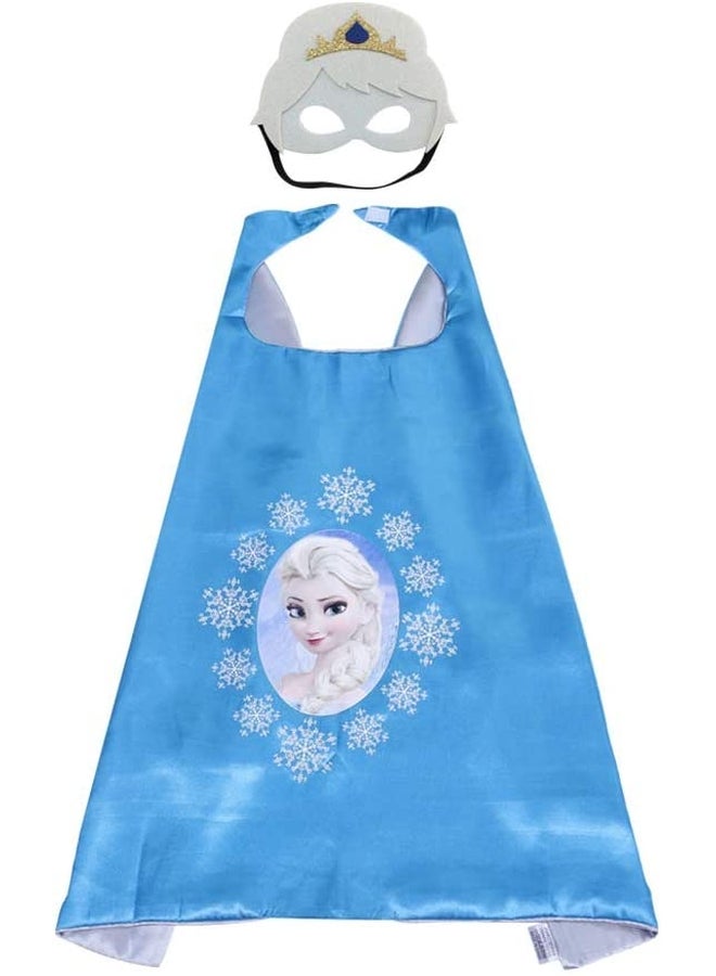 XiuWoo Double Sided Character Costume Cape And Mask Set 