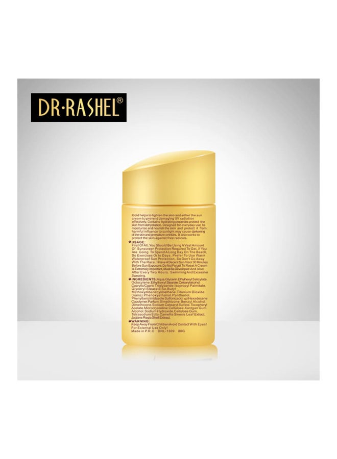 DR. RASHEL Gold Collagen Sun Cream Spf100 Multicolour 80grams - Image 3