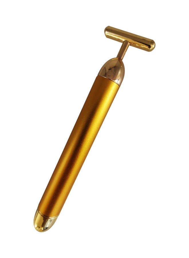 Face Firming Facial Roller Massager Gold - Image 1