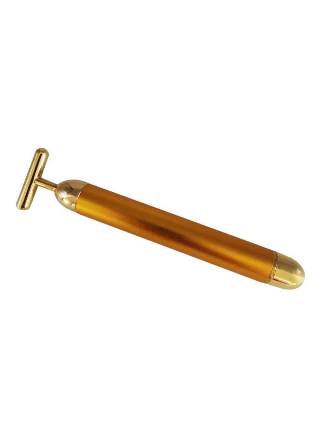 Face Firming Facial Roller Massager Gold - Image 2