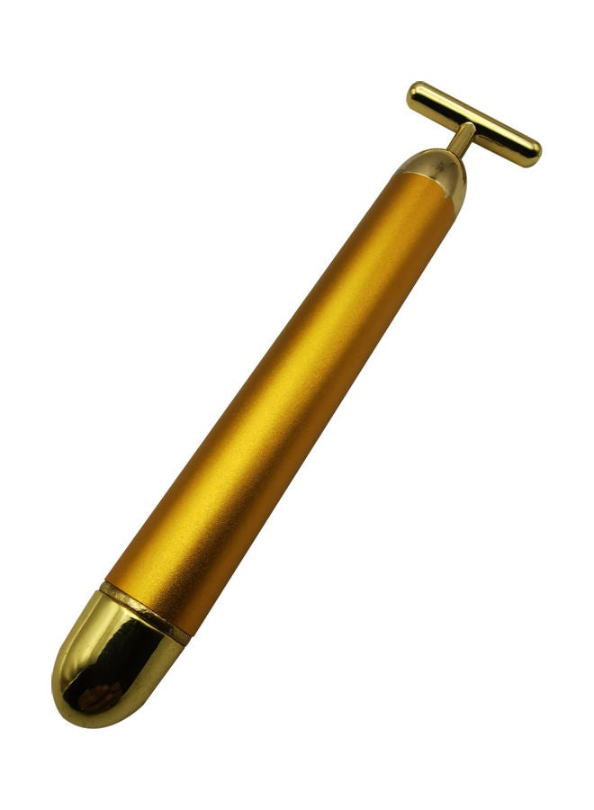 Face Firming Facial Roller Massager Gold - Image 3