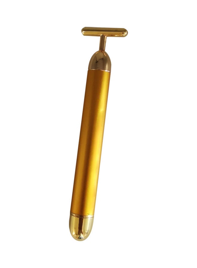 Face Firming Facial Roller Massager Gold - Image 4