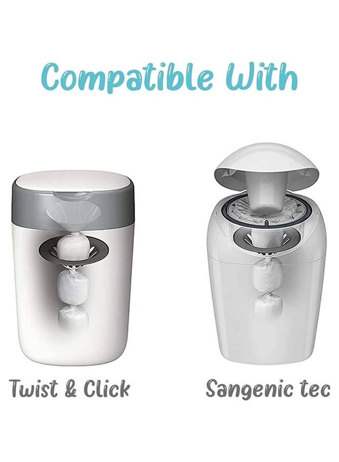 4-Piece Twist And Click Diaper Pail Refill