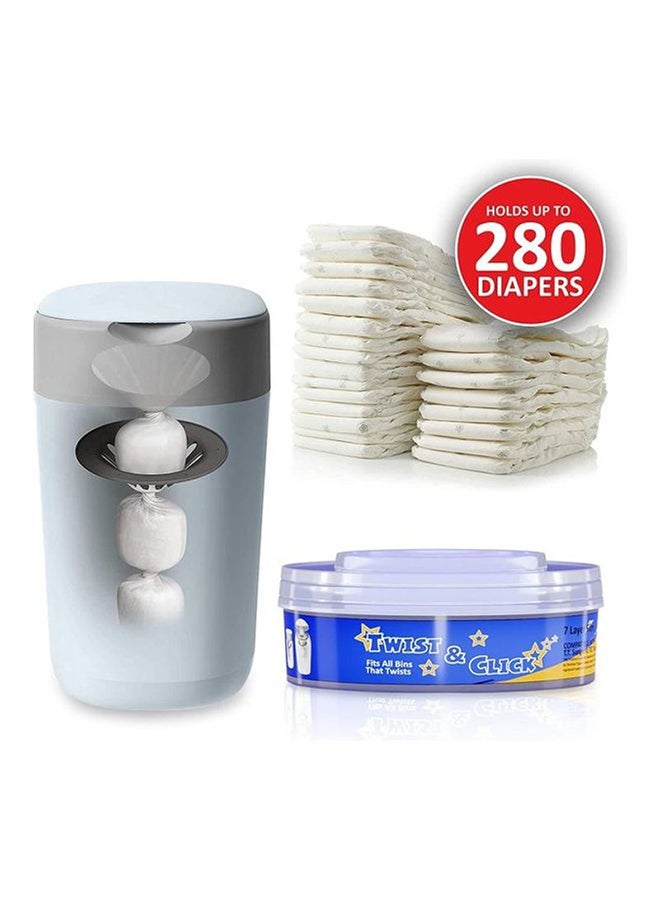 4-Piece Twist And Click Diaper Pail Refill